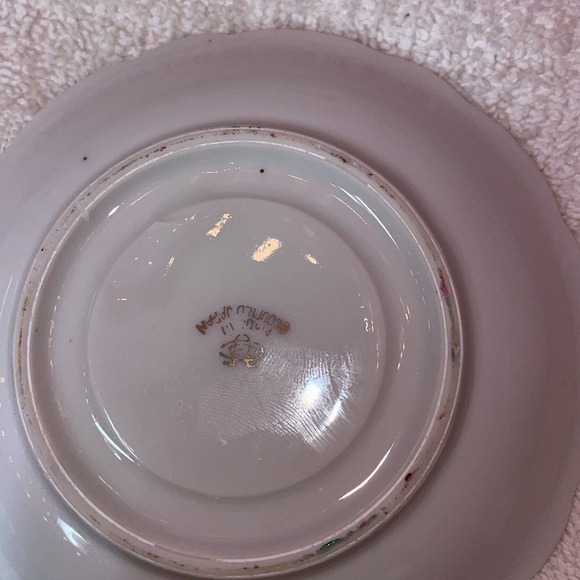 Made in occupied Japan small hand painted teacup and saucer - Picture 3 of 5